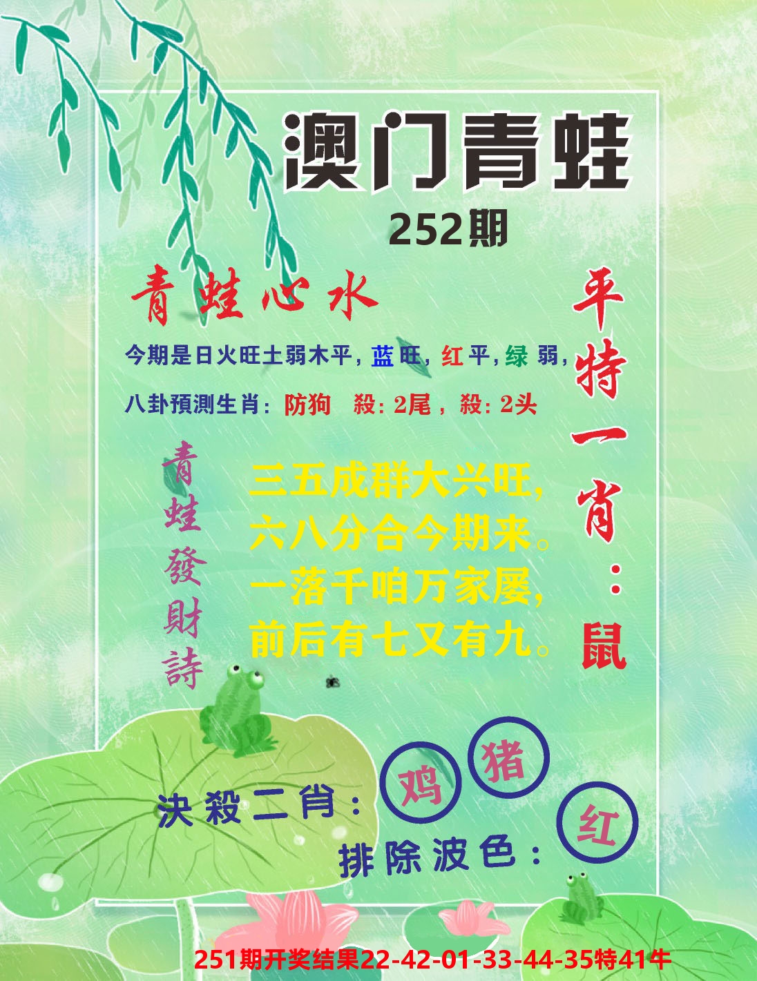 澳门致富经C 第252期