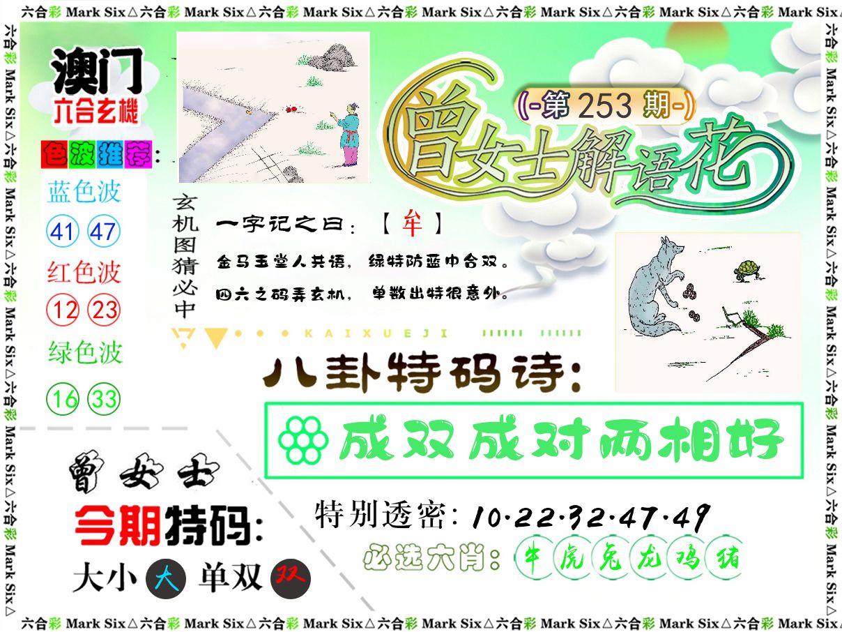 曾女士解语花 第253期