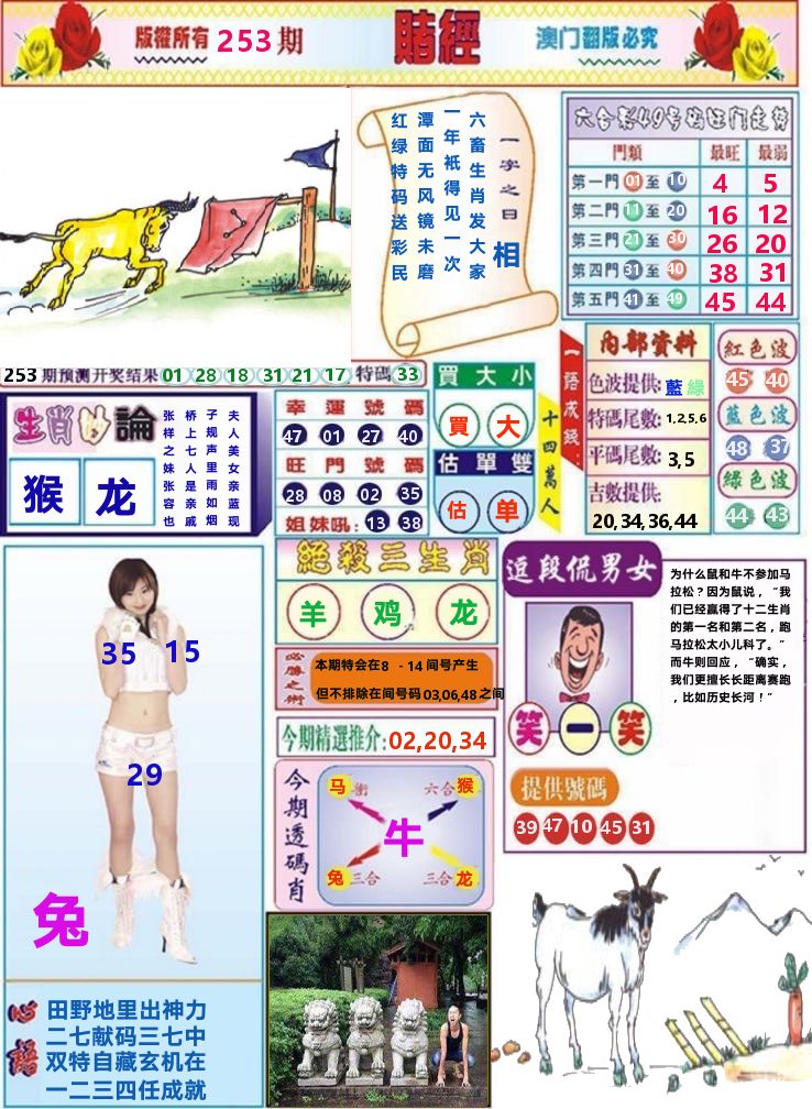 澳门赌经 第253期