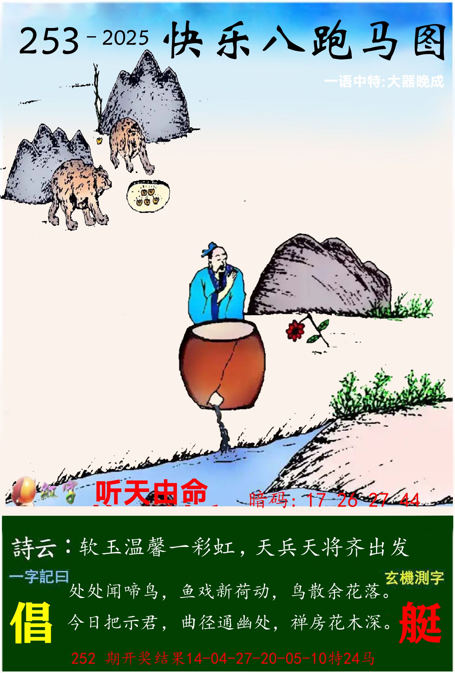 澳门跑马 第253期