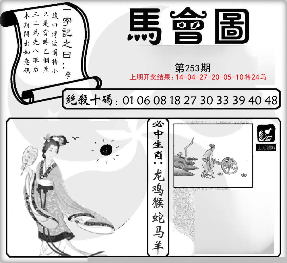 马会图 第253期