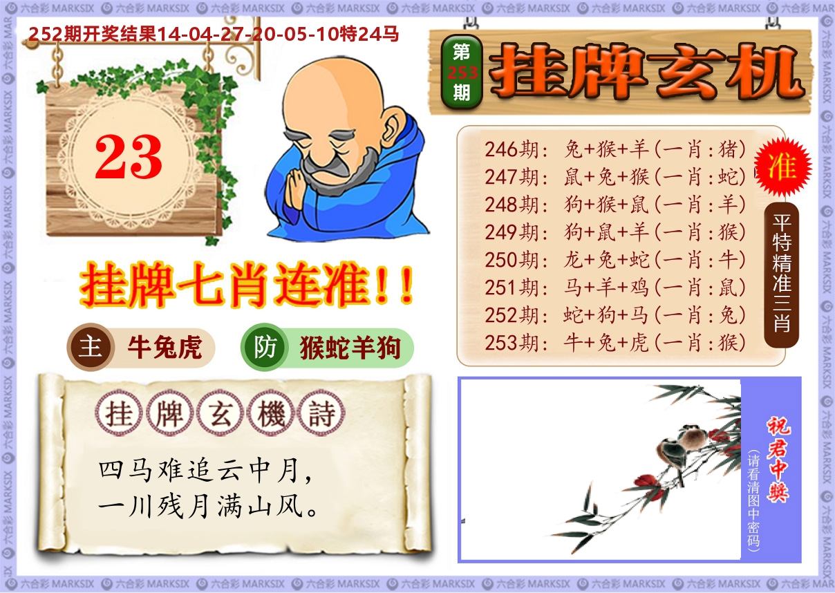 澳门挂牌玄机 第253期