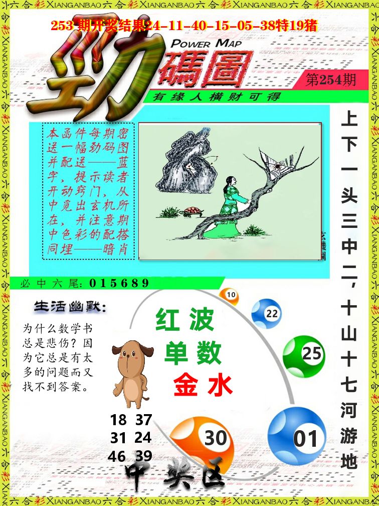 劲码图 第254期
