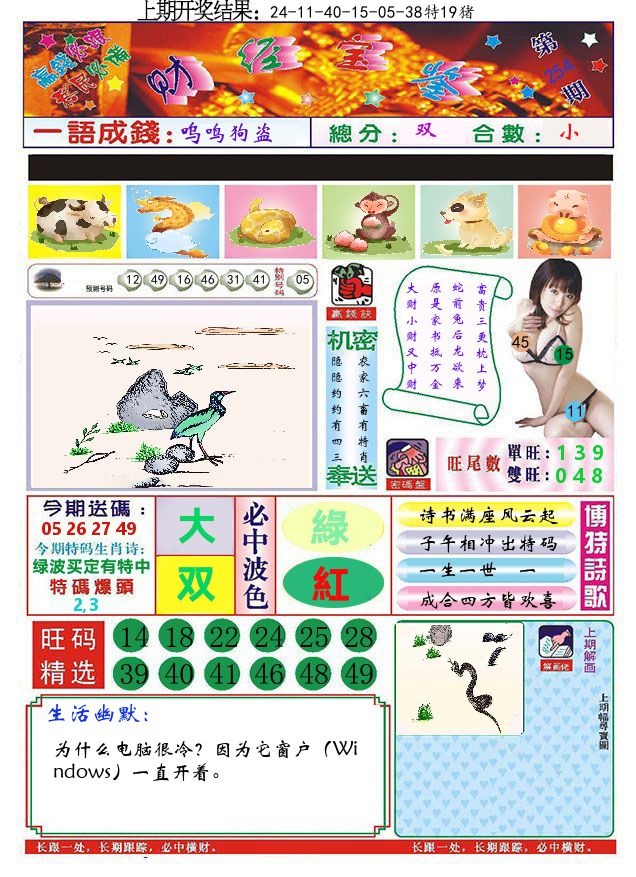 澳门财经宝鉴 第254期