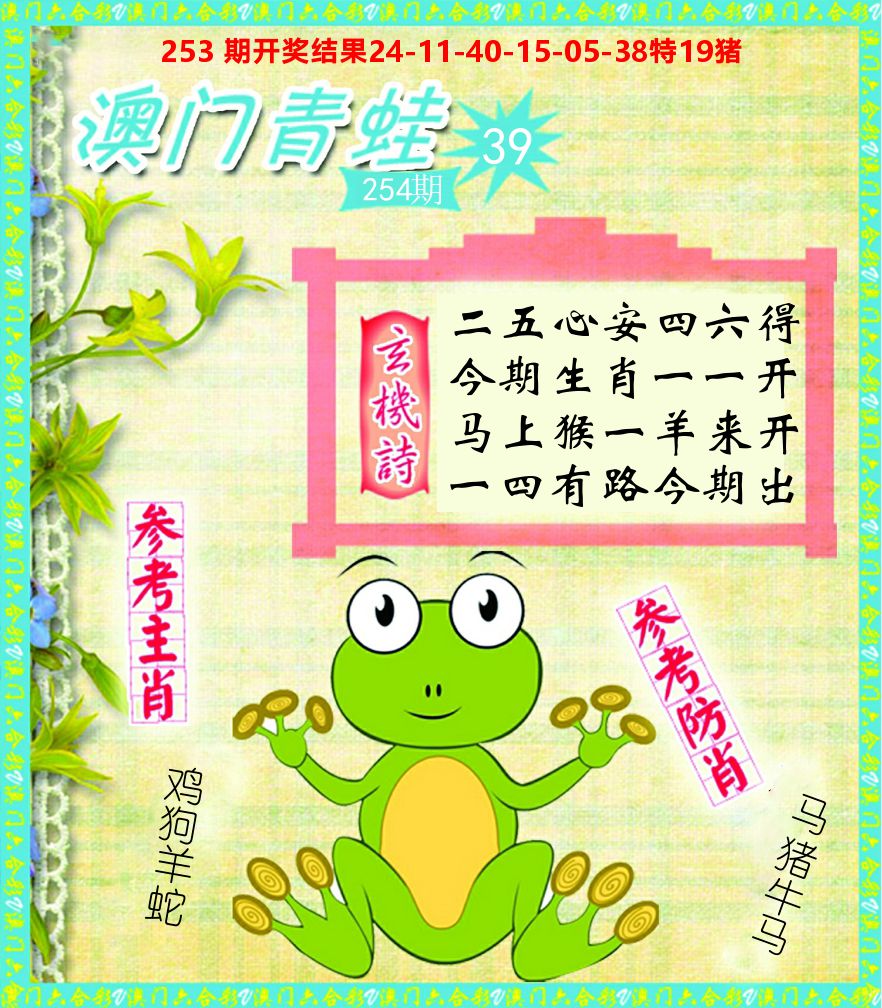 青蛙系列39 第254期