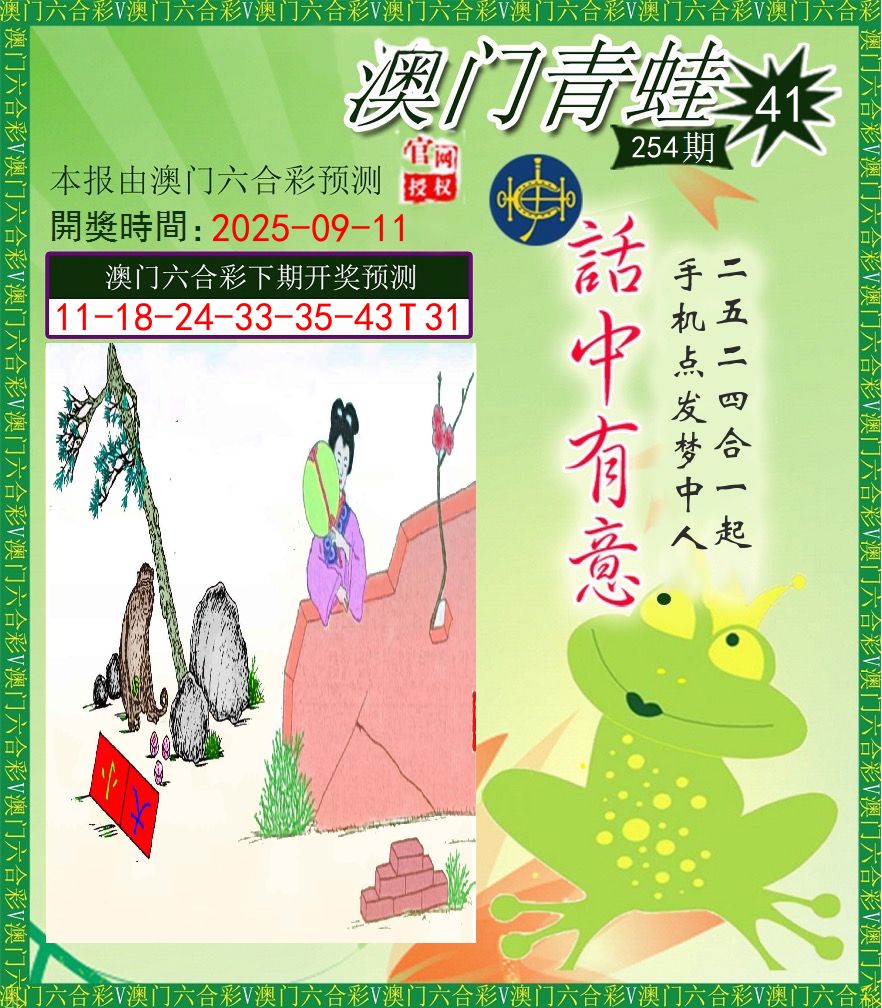 青蛙系列43 第254期