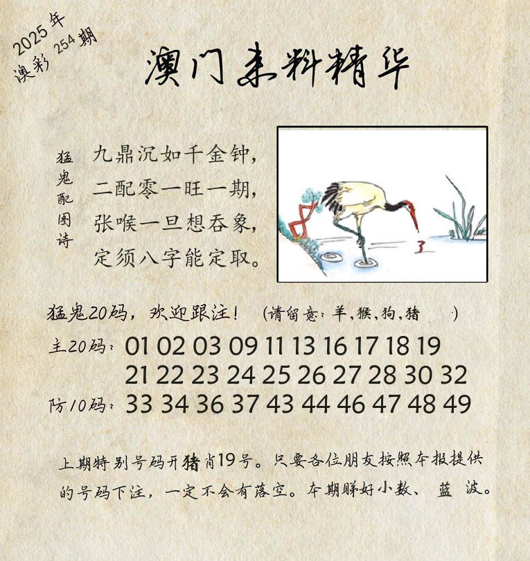 精华来料 第254期