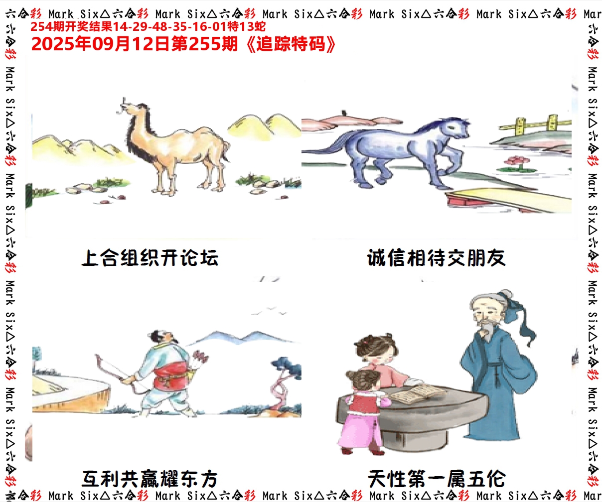 追踪特码 第255期