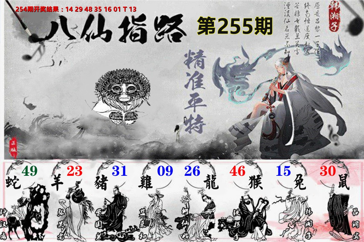 八仙指路 第255期