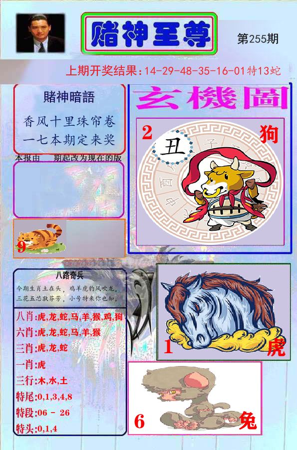 赌神至尊 第255期