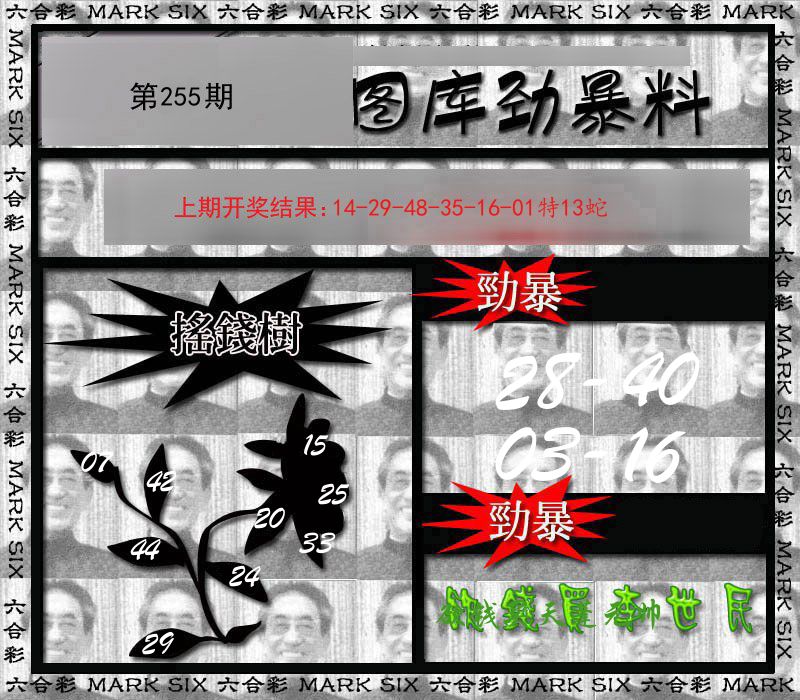 图库劲爆料 第255期