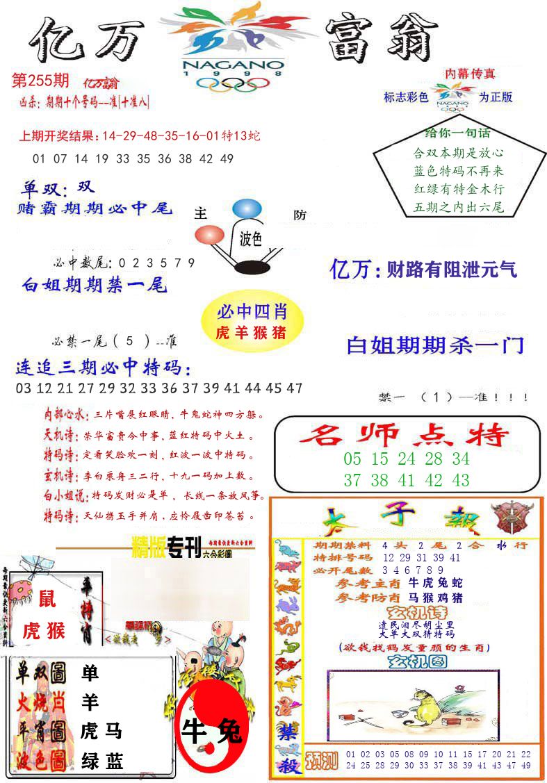 亿万富翁 第255期