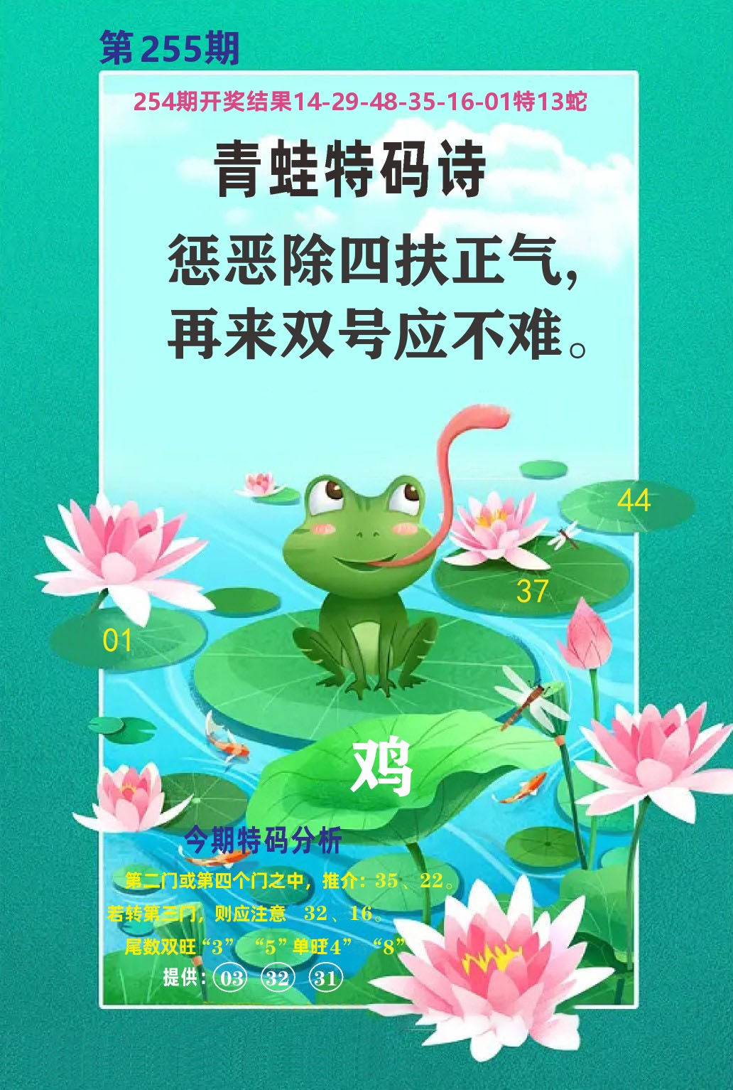 财富人家A 第255期