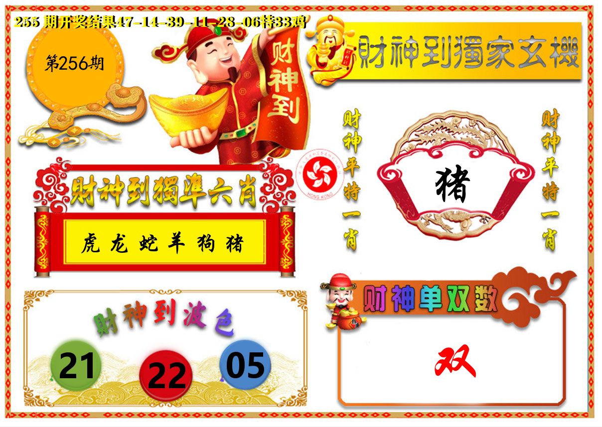 财神六肖 第256期