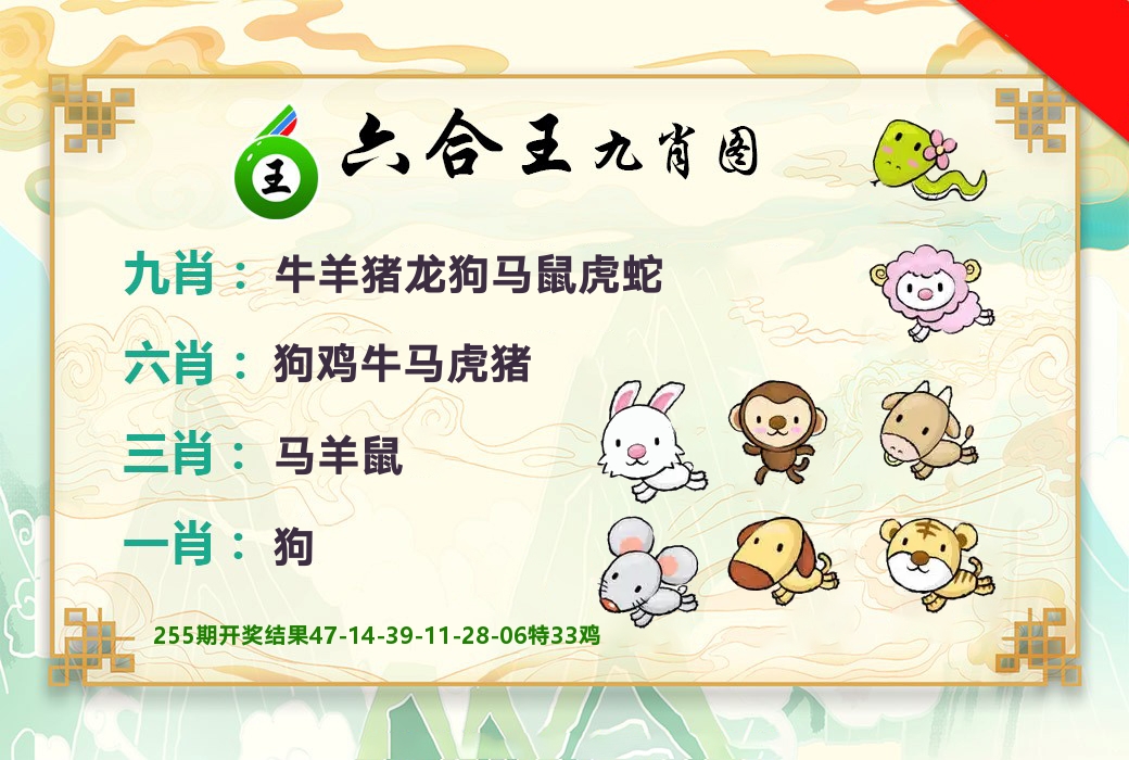 六合王九肖图 第256期