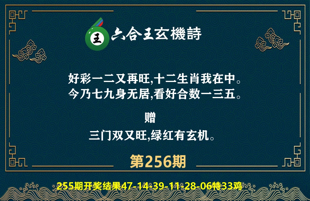 六合王玄机诗 第256期