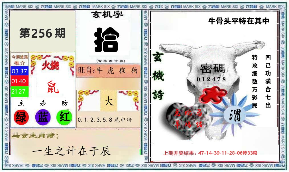 牛骨玄机 第256期