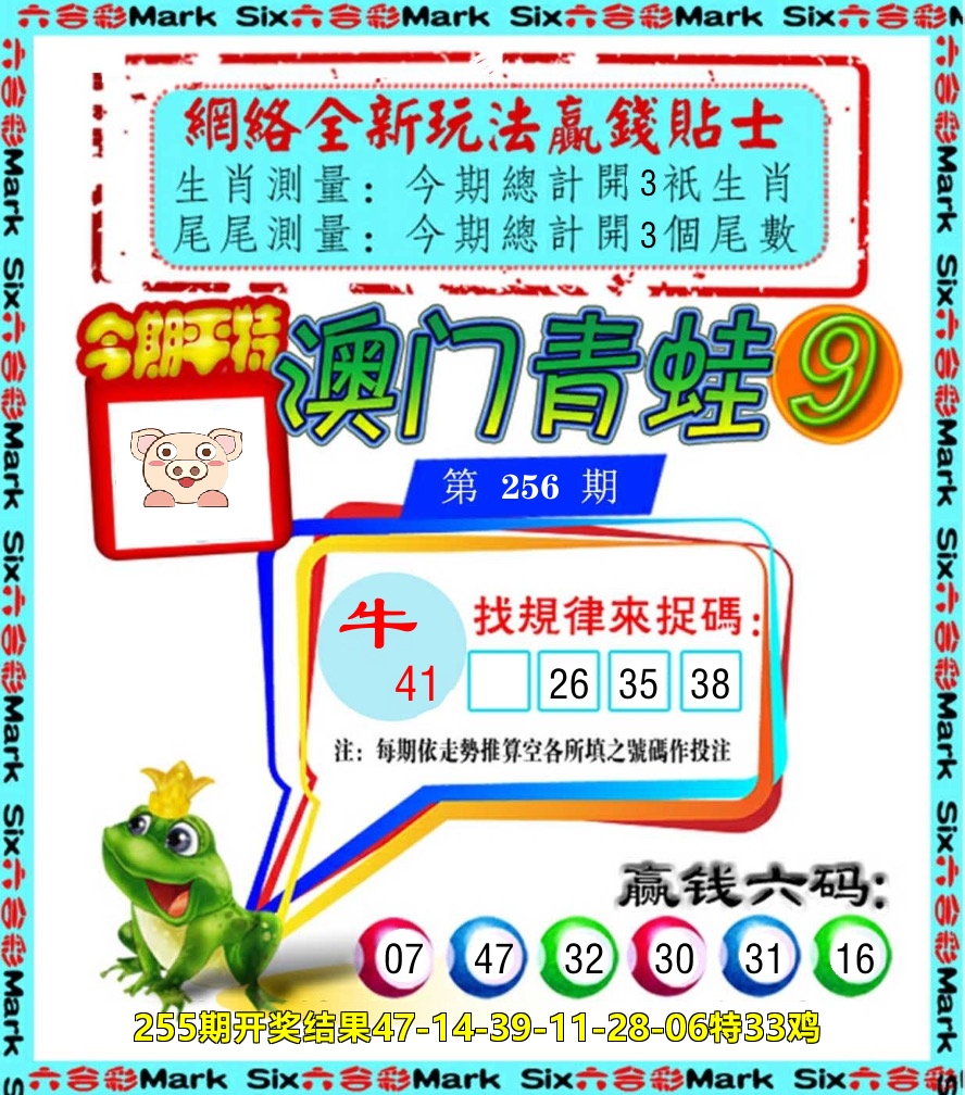 青蛙系列9 第256期