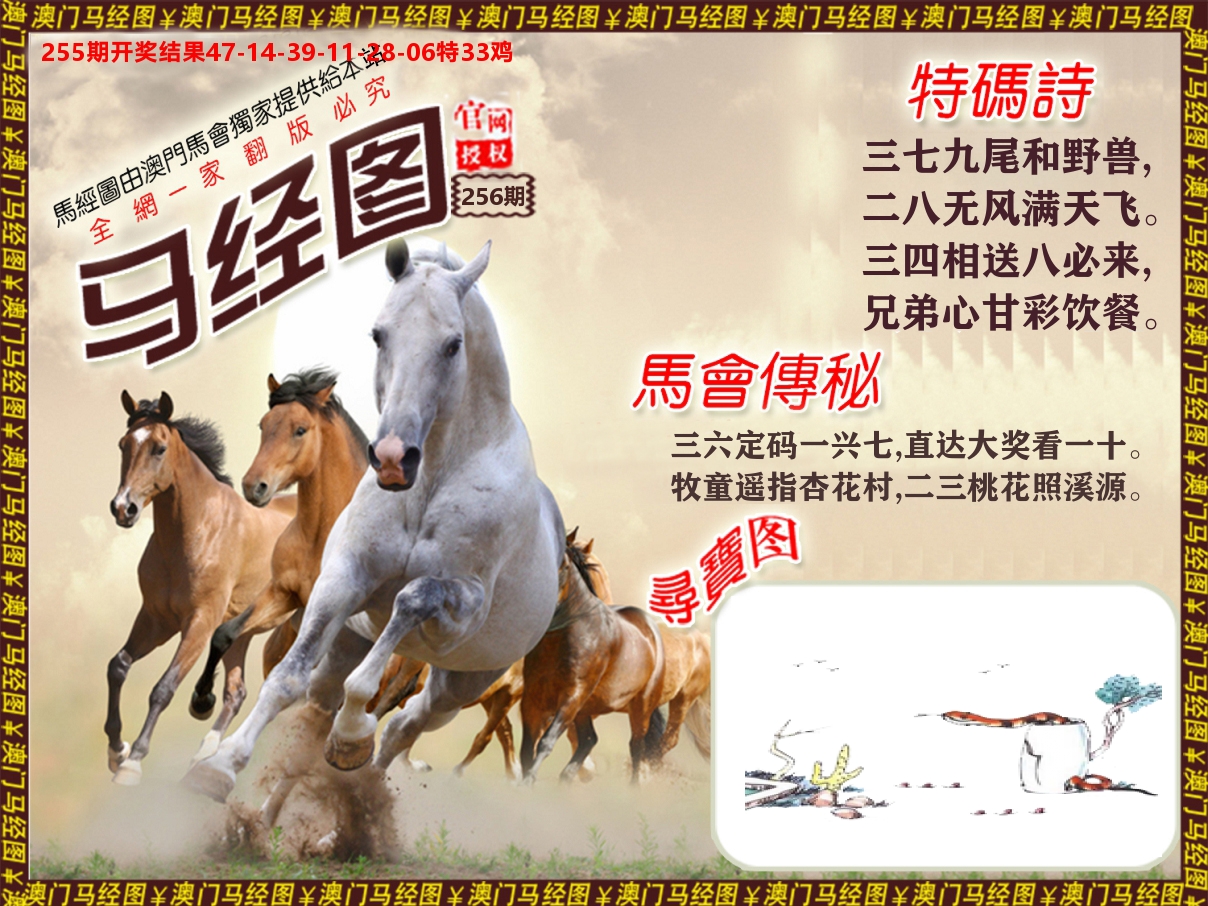 马经系列 第256期