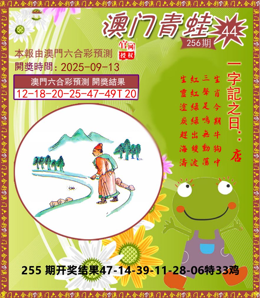 青蛙系列44 第256期
