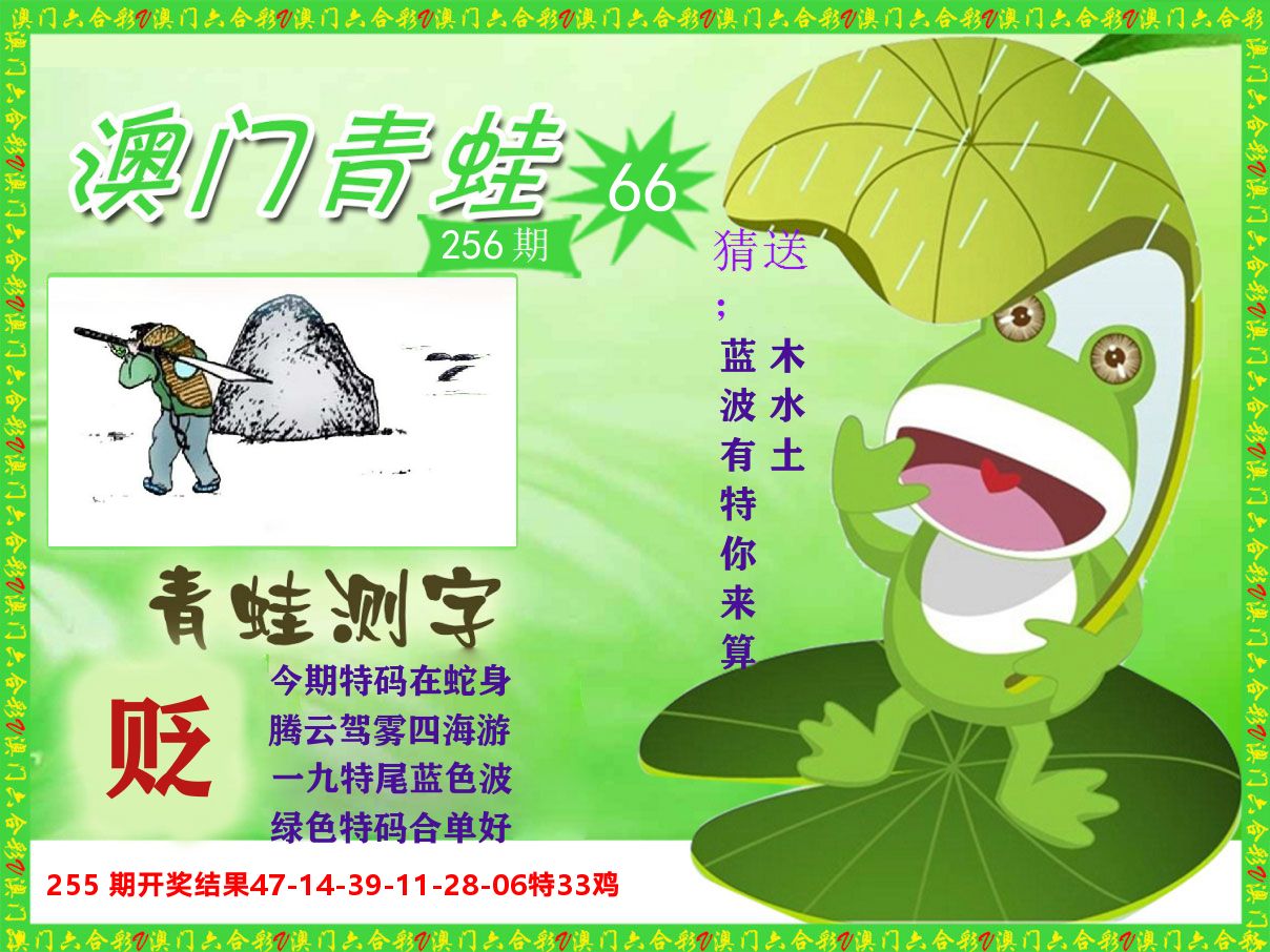 青蛙系列66 第256期