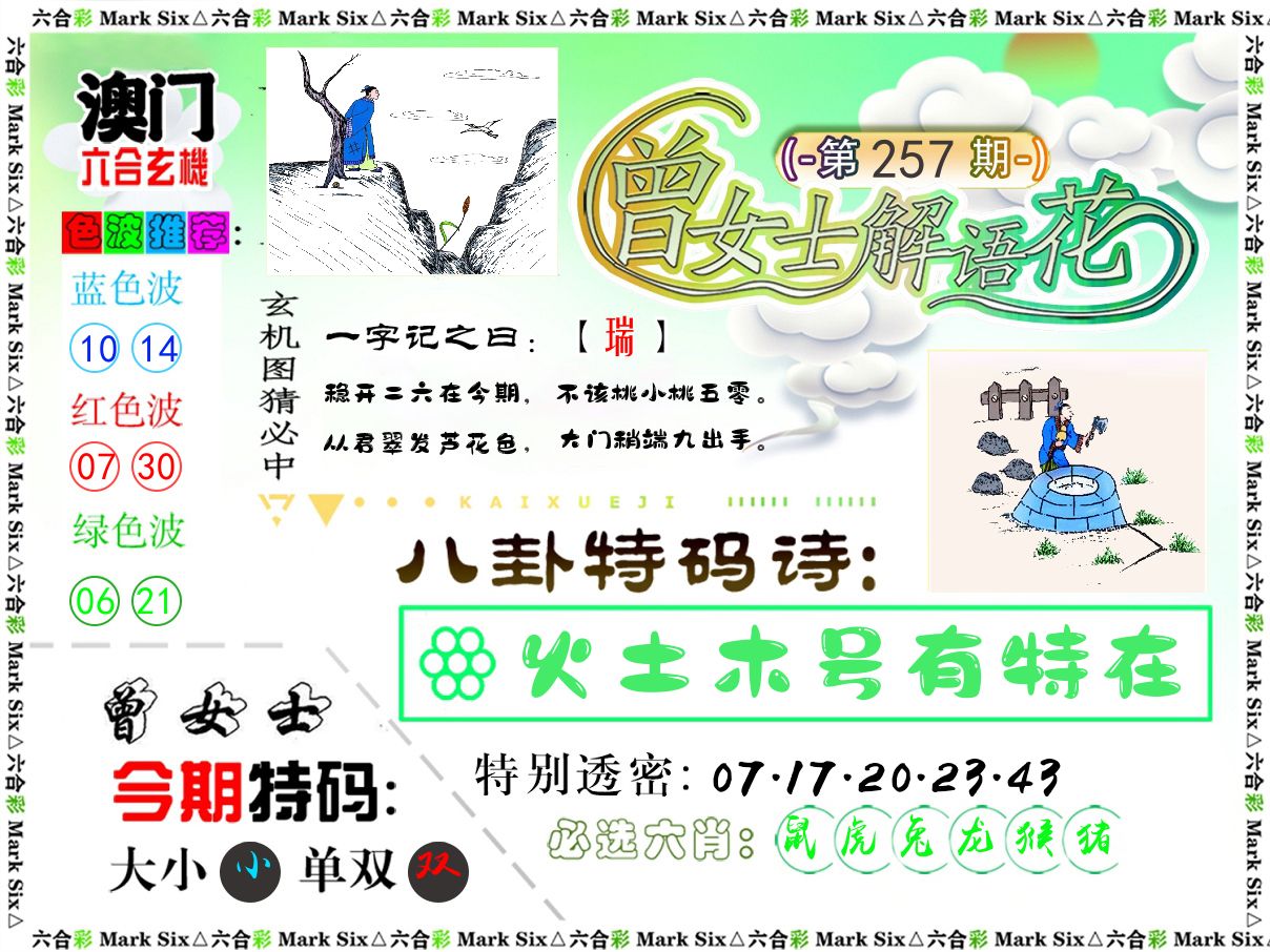 曾女士解语花 第257期