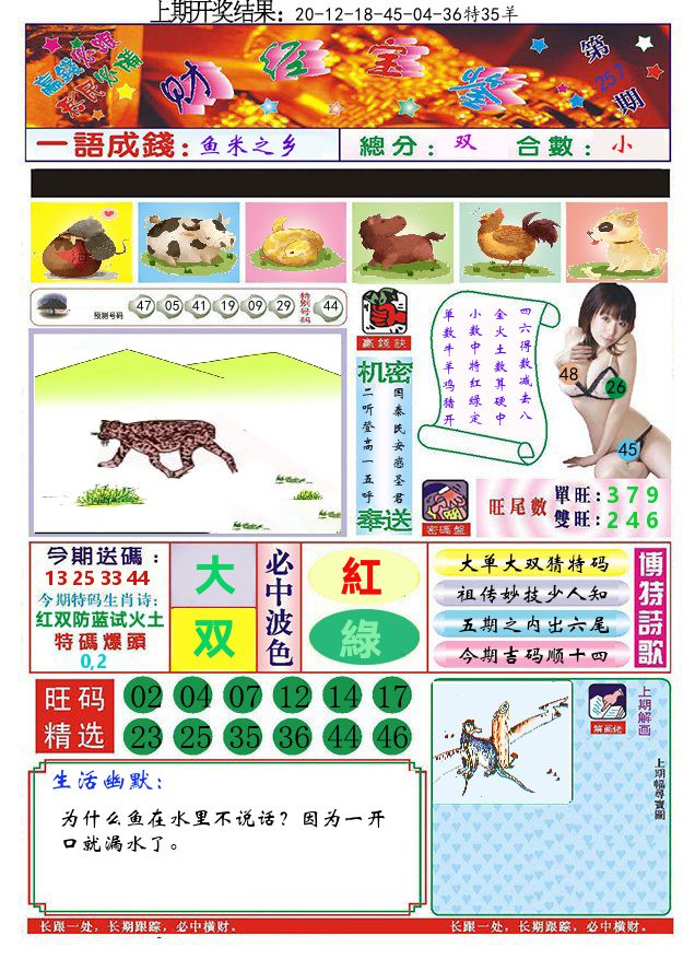 澳门财经宝鉴 第257期