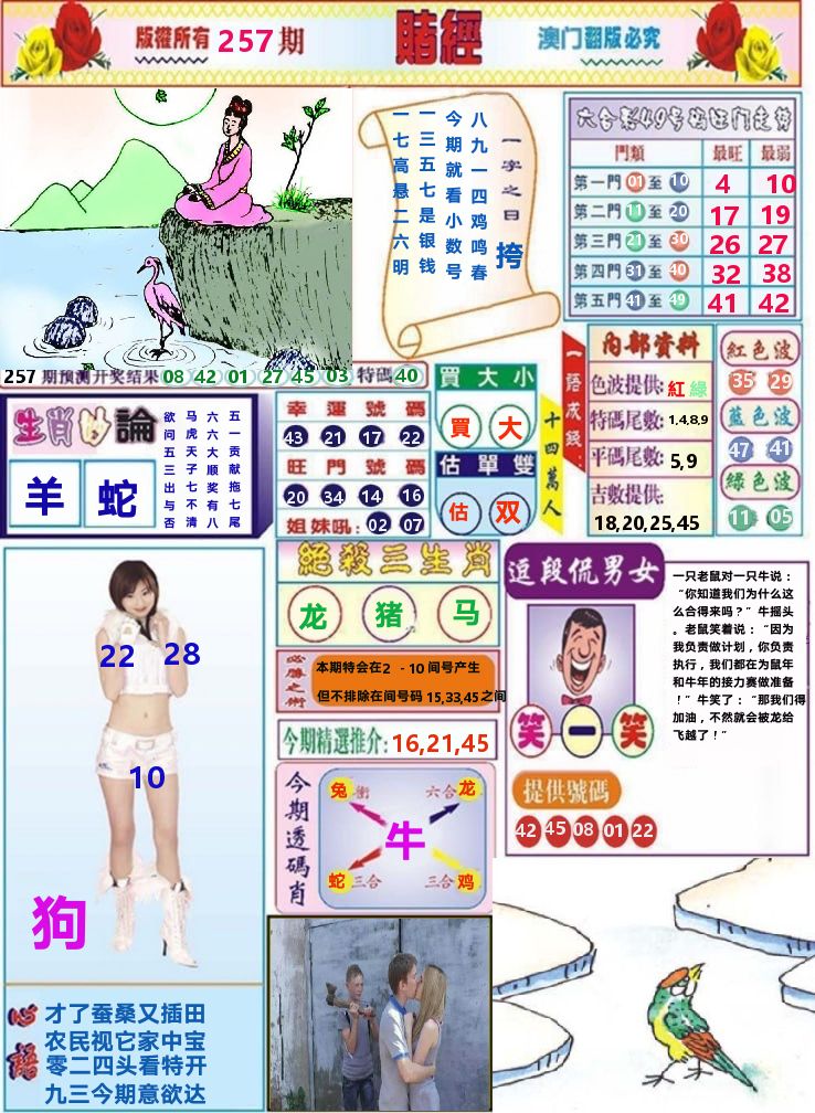 澳门赌经 第257期