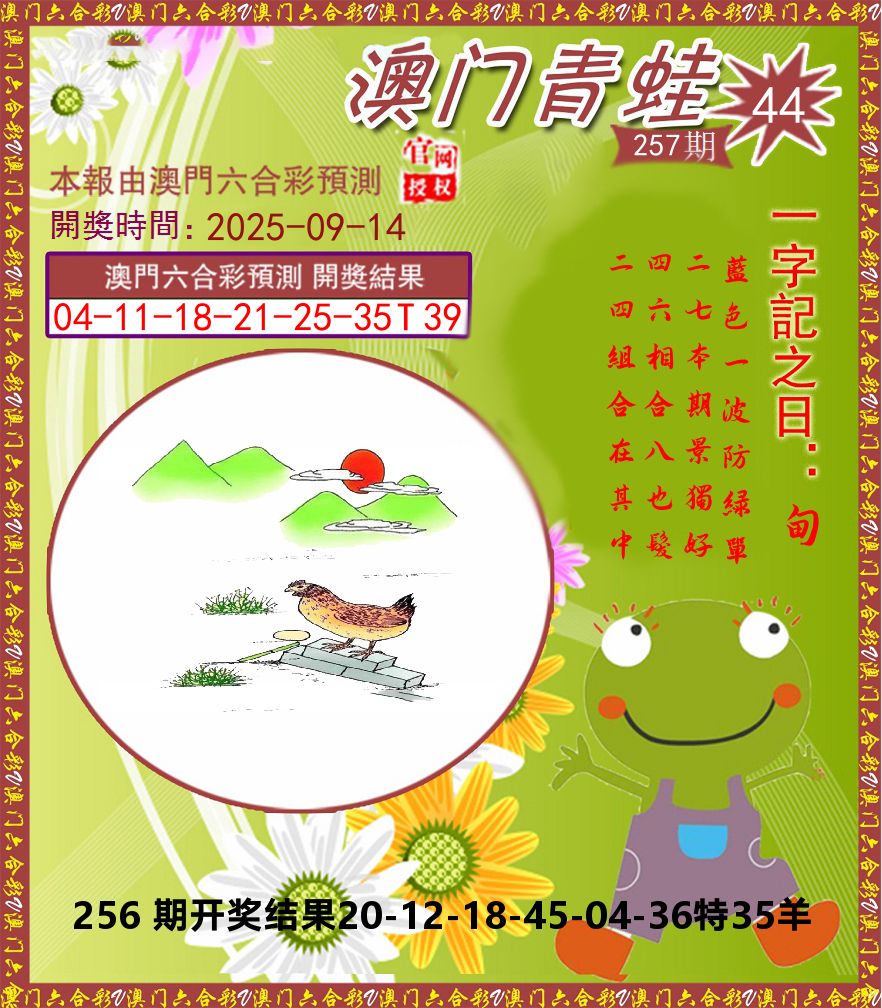 青蛙系列44 第257期