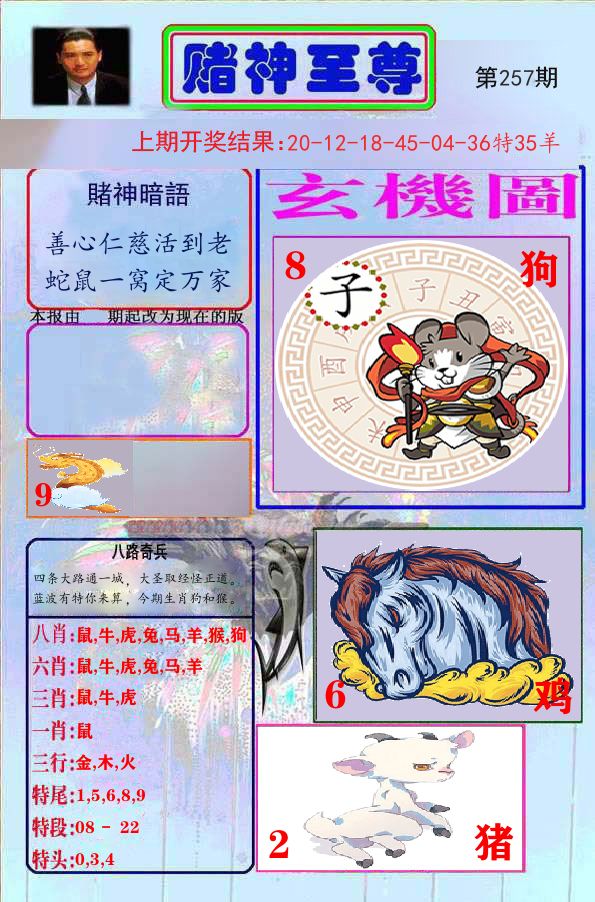 赌神至尊 第257期