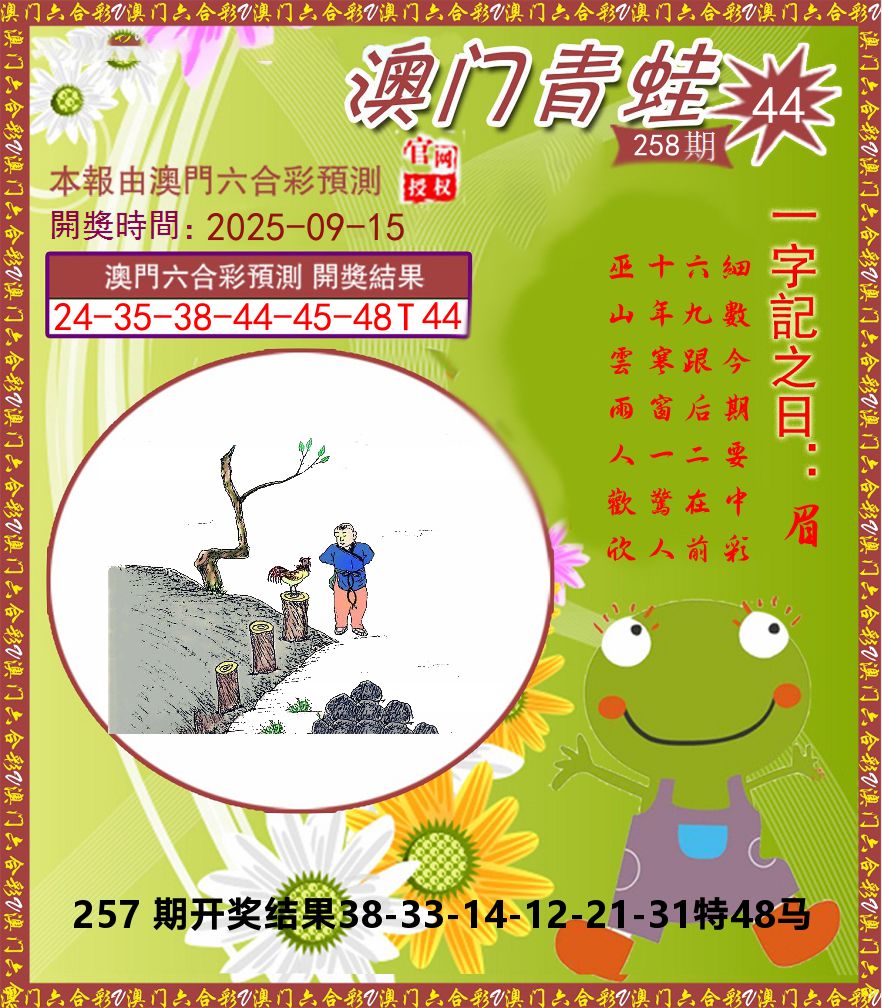 青蛙系列44 第258期