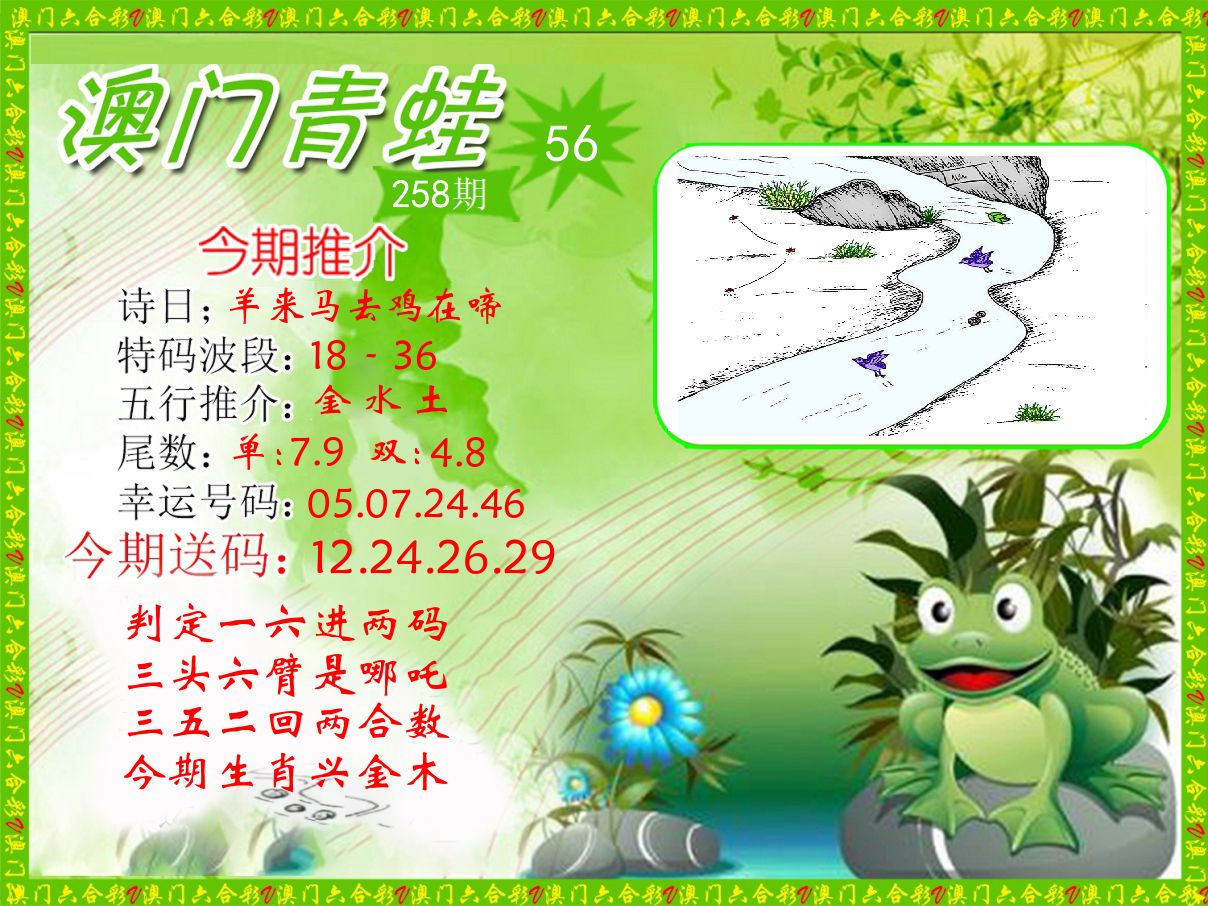 青蛙系列56 第258期