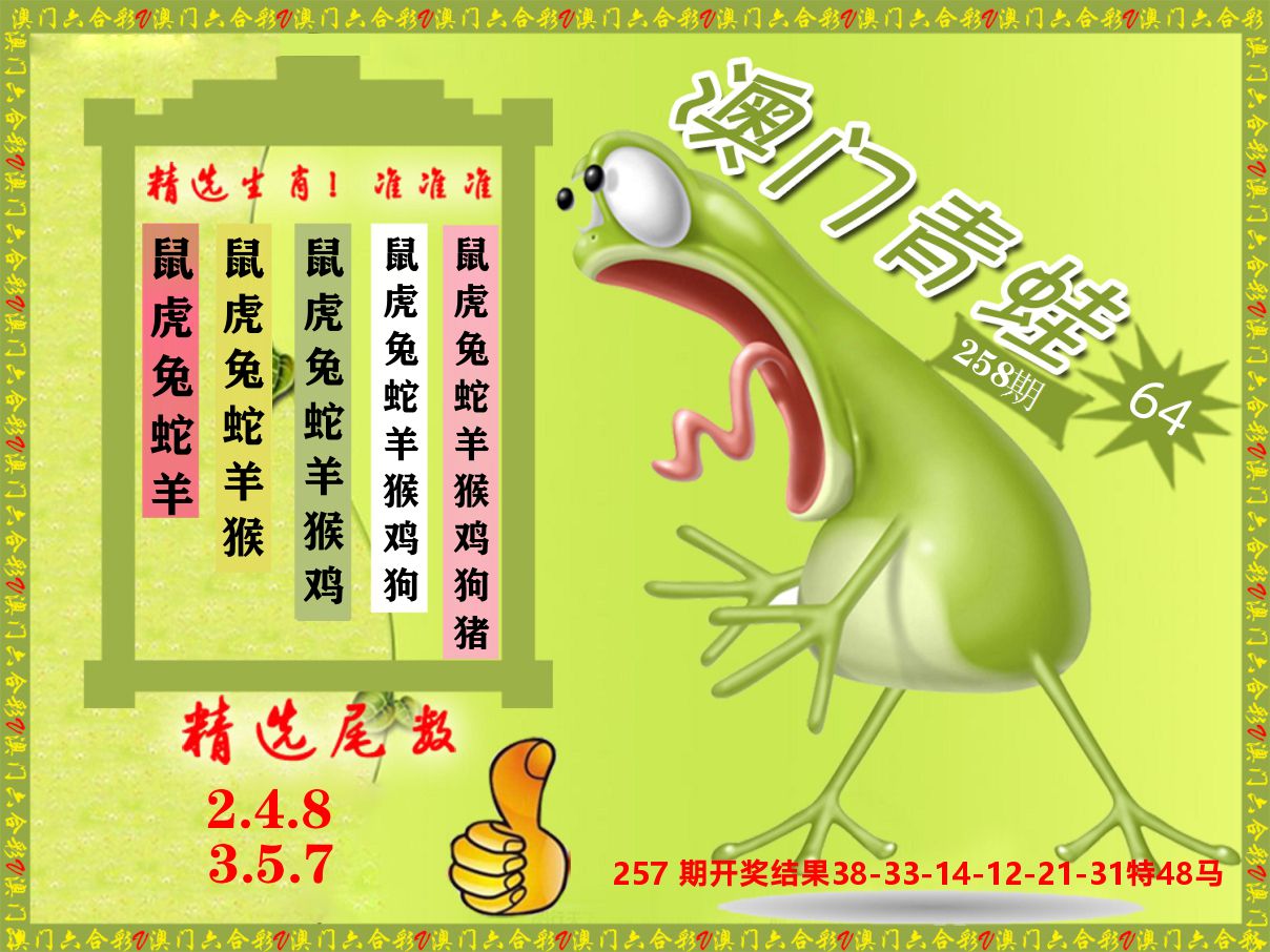 青蛙系列64 第258期