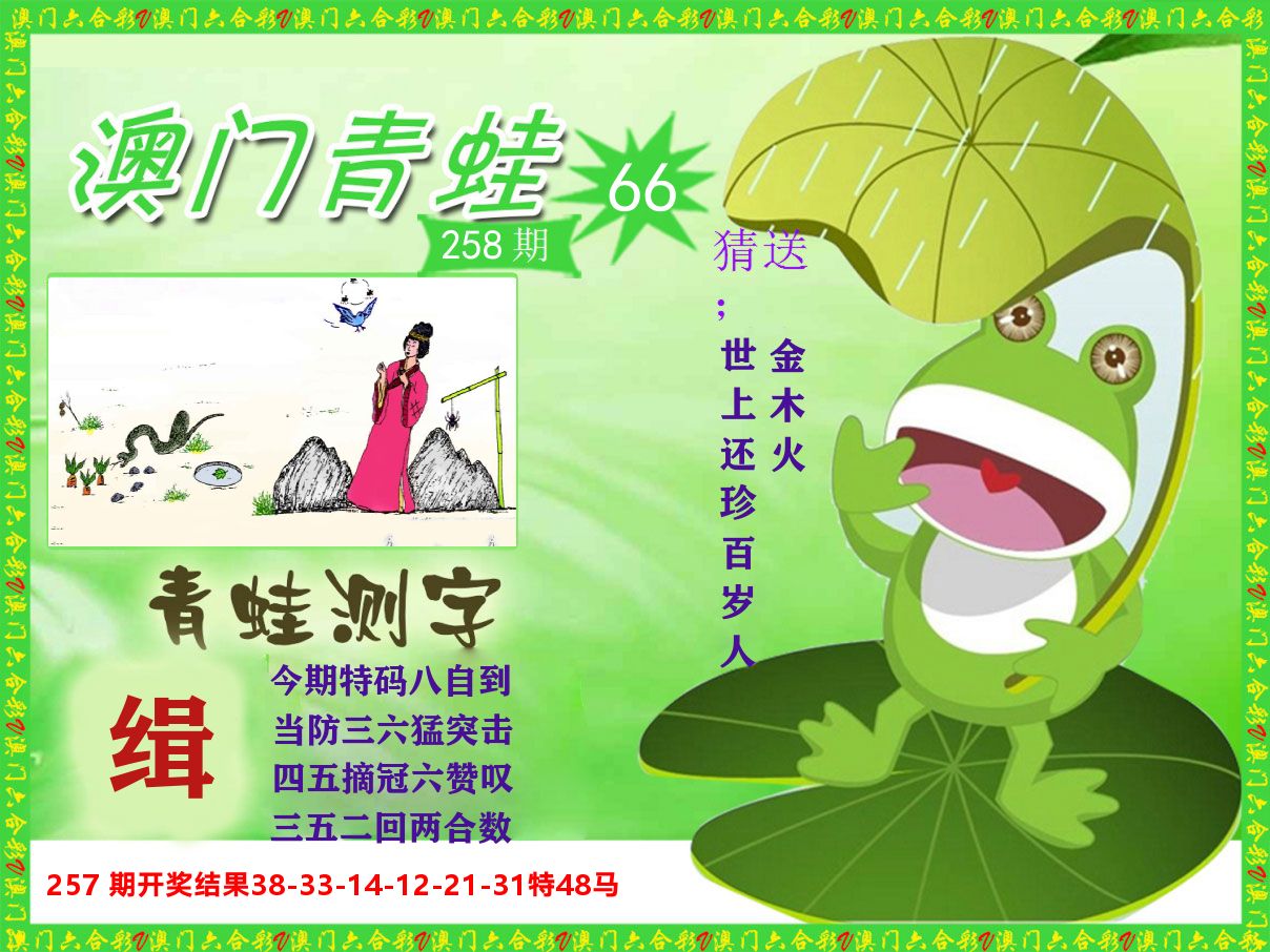 青蛙系列66 第258期