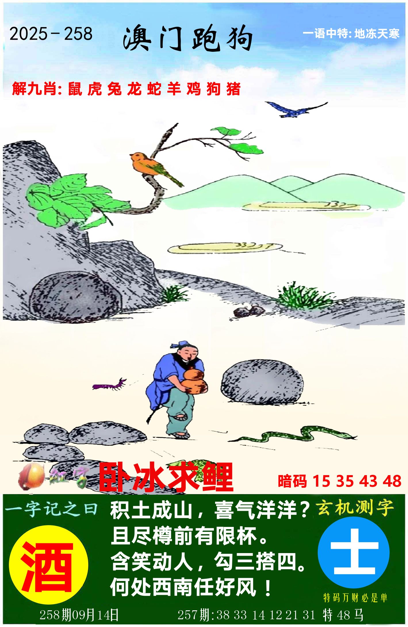 澳门跑狗图 第258期