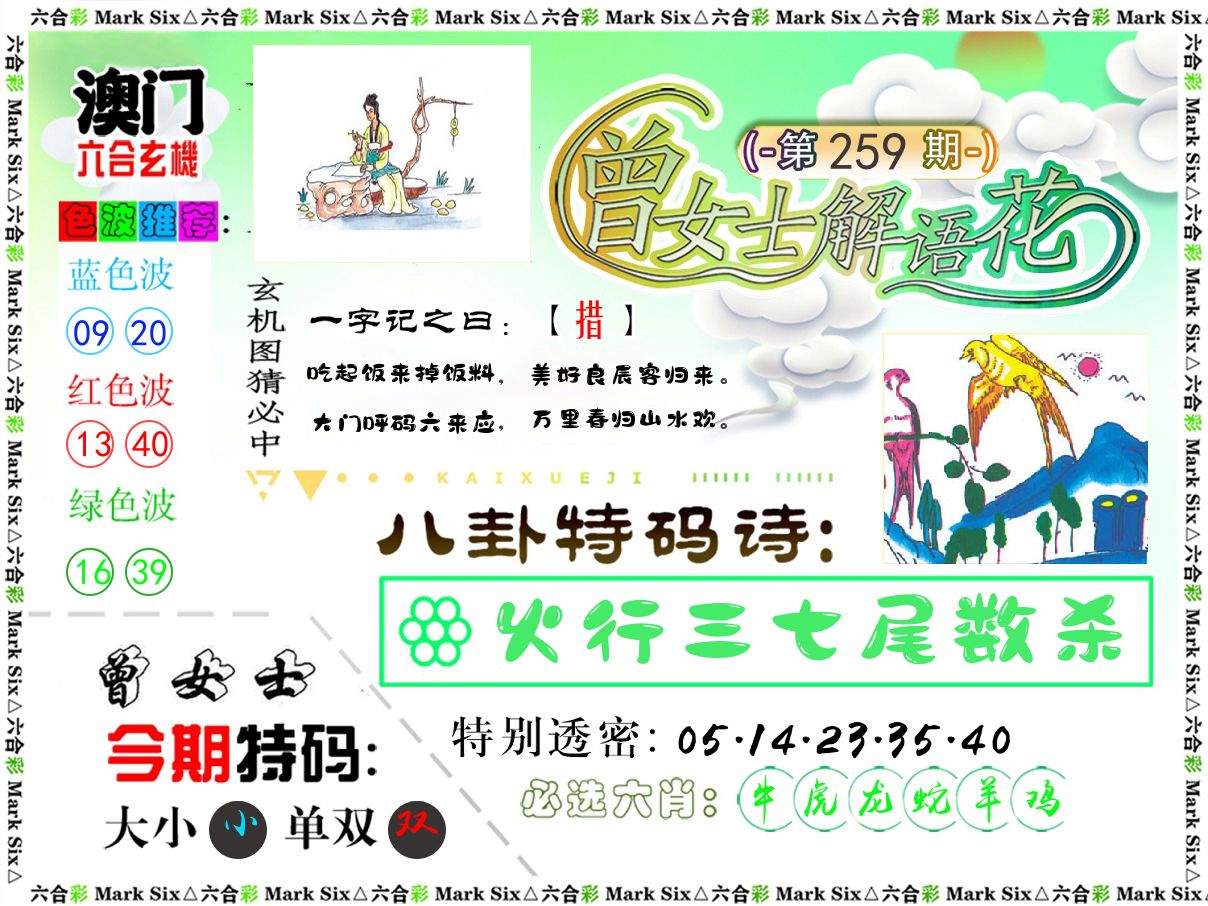 曾女士解语花 第259期