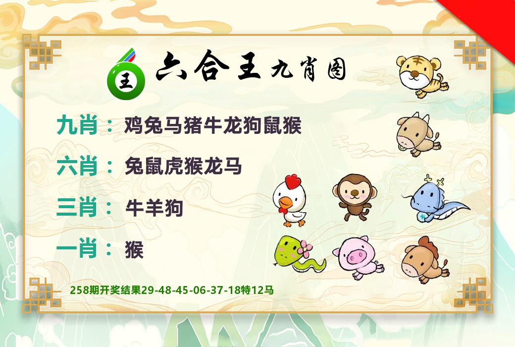 六合王九肖图 第259期