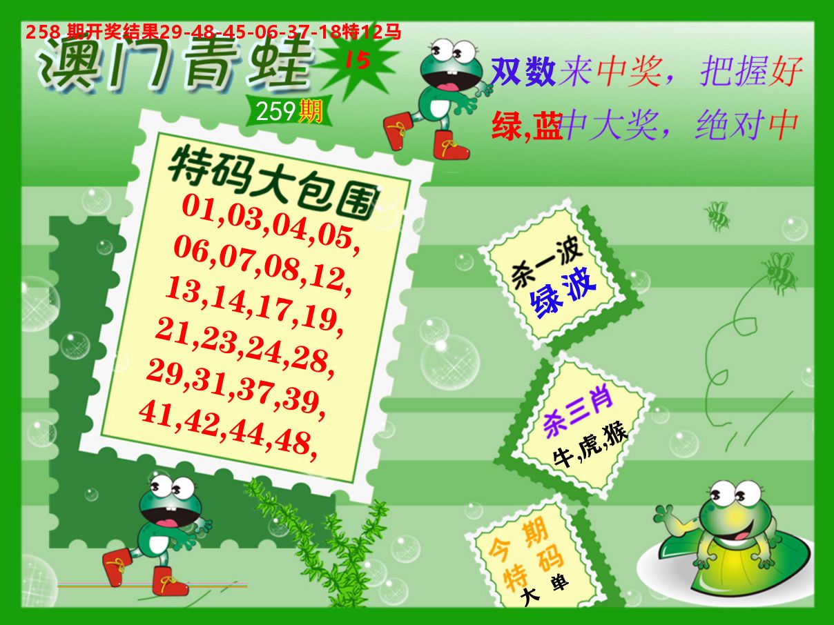 青蛙系列15 第259期