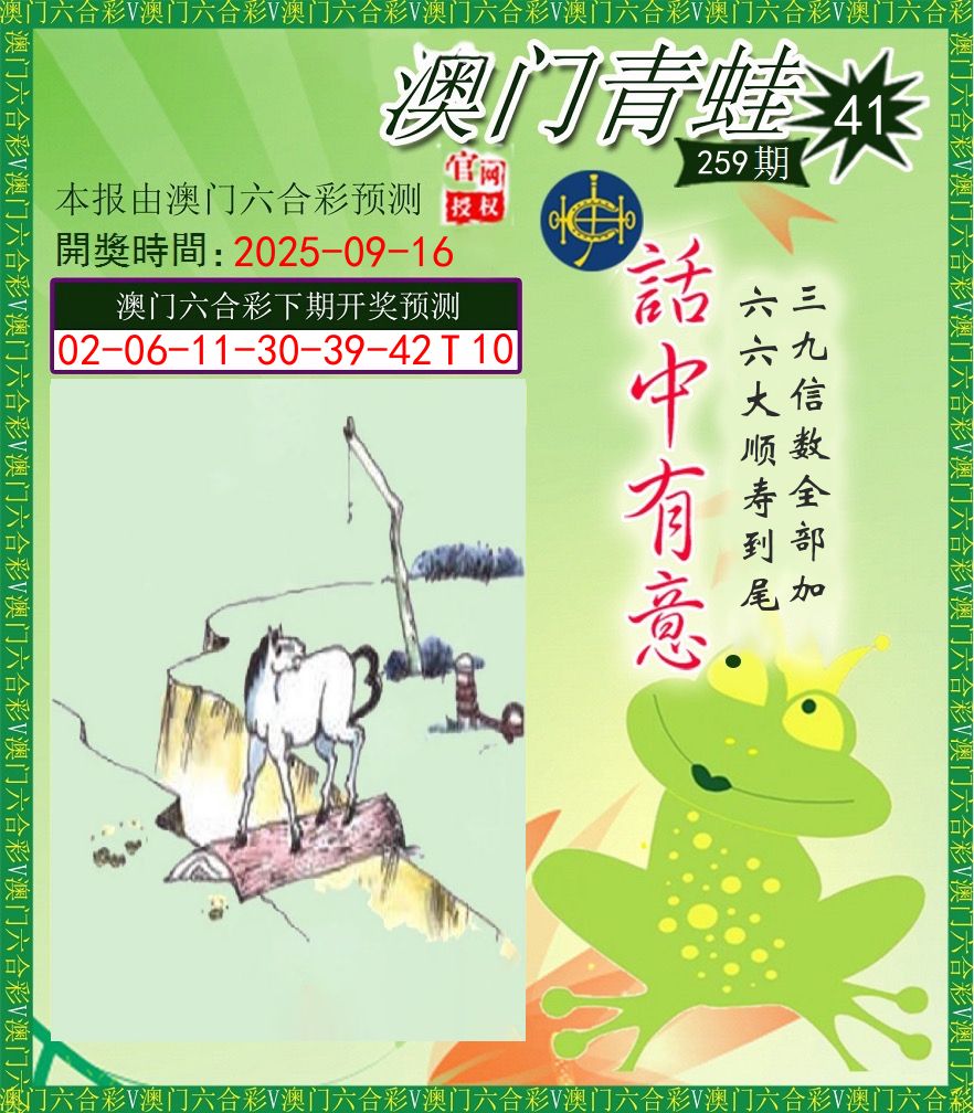 青蛙系列43 第259期