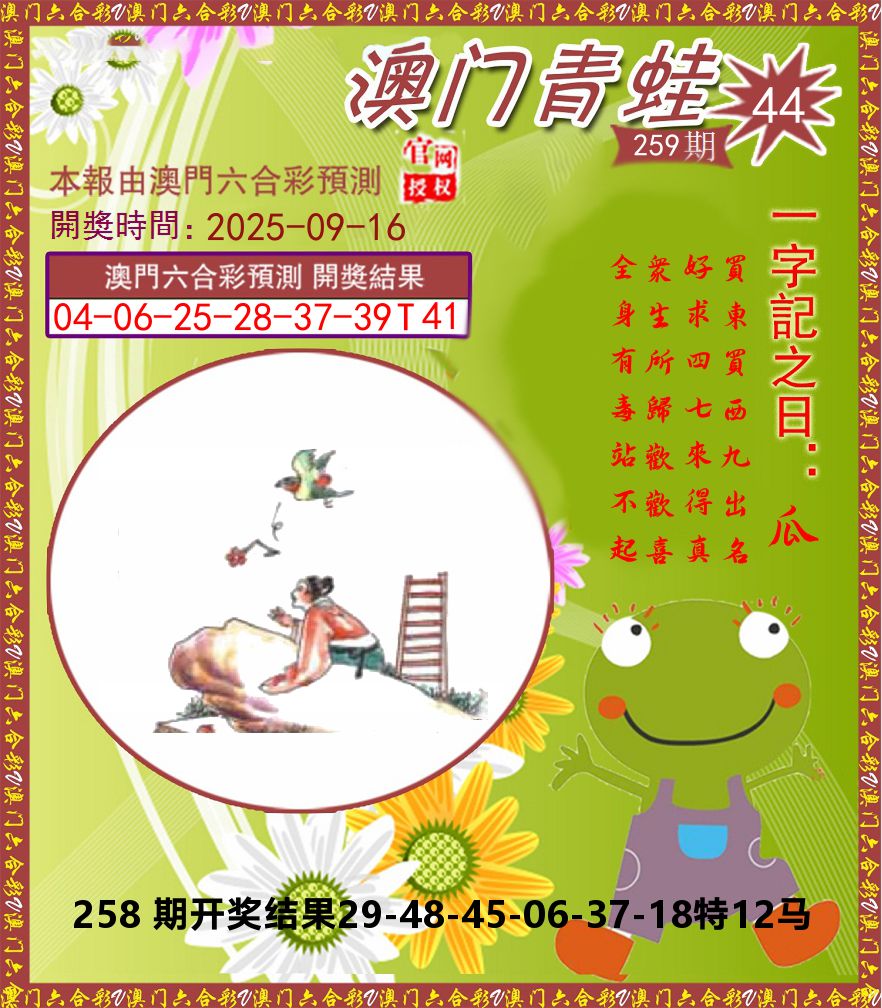 青蛙系列44 第259期