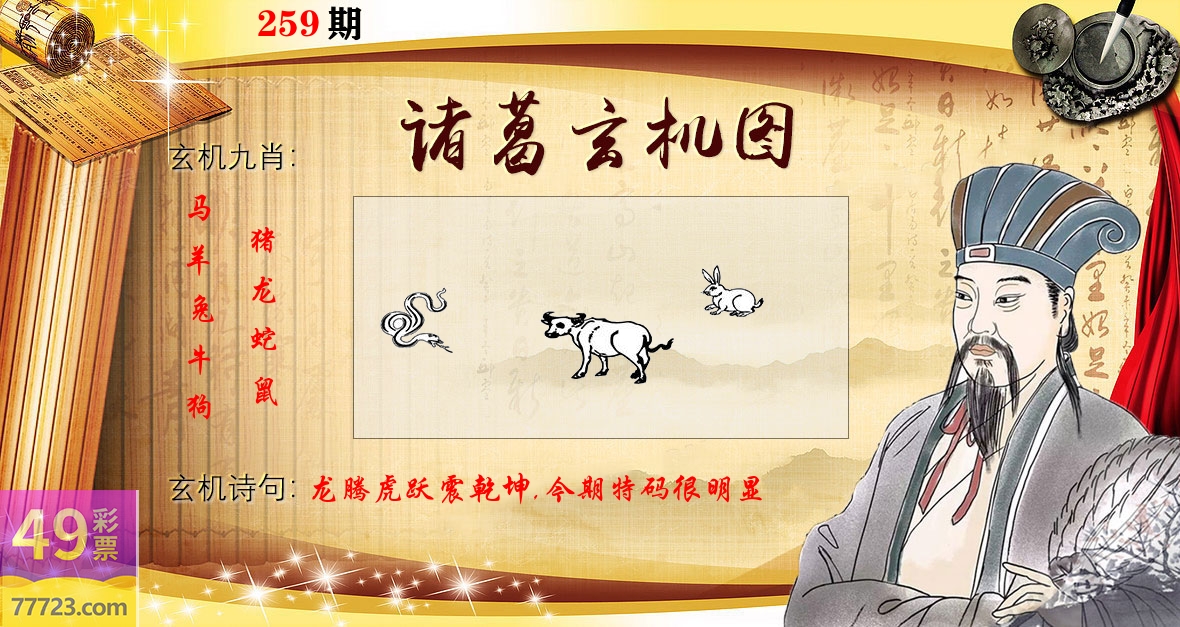 诸葛玄机图 第259期