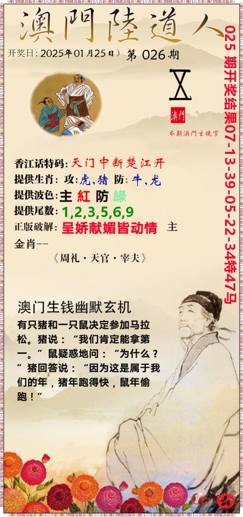 澳门陆道人 第26期