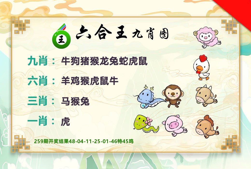 六合王九肖图 第260期