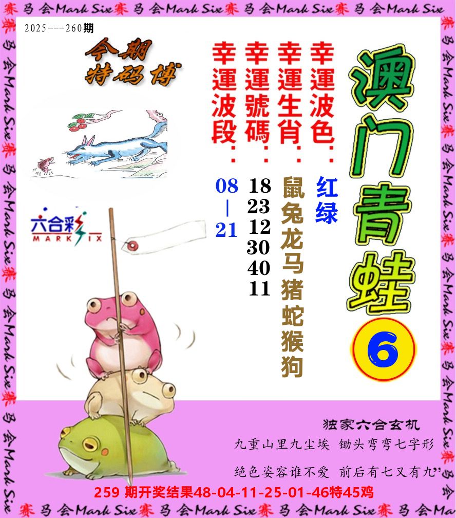 青蛙系列6 第260期