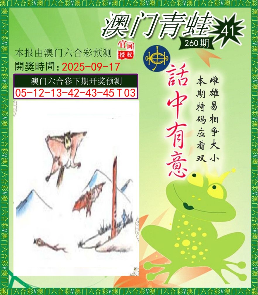 青蛙系列43 第260期