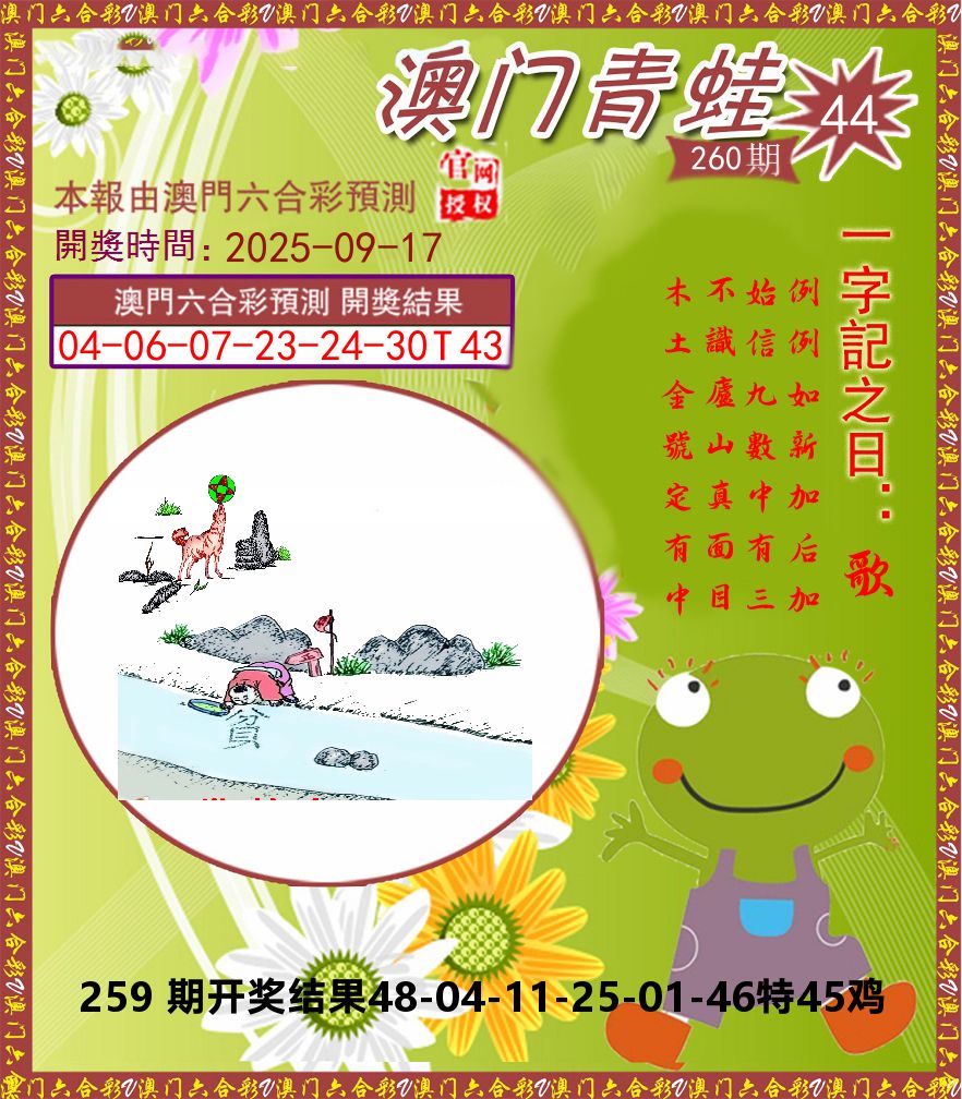 青蛙系列44 第260期