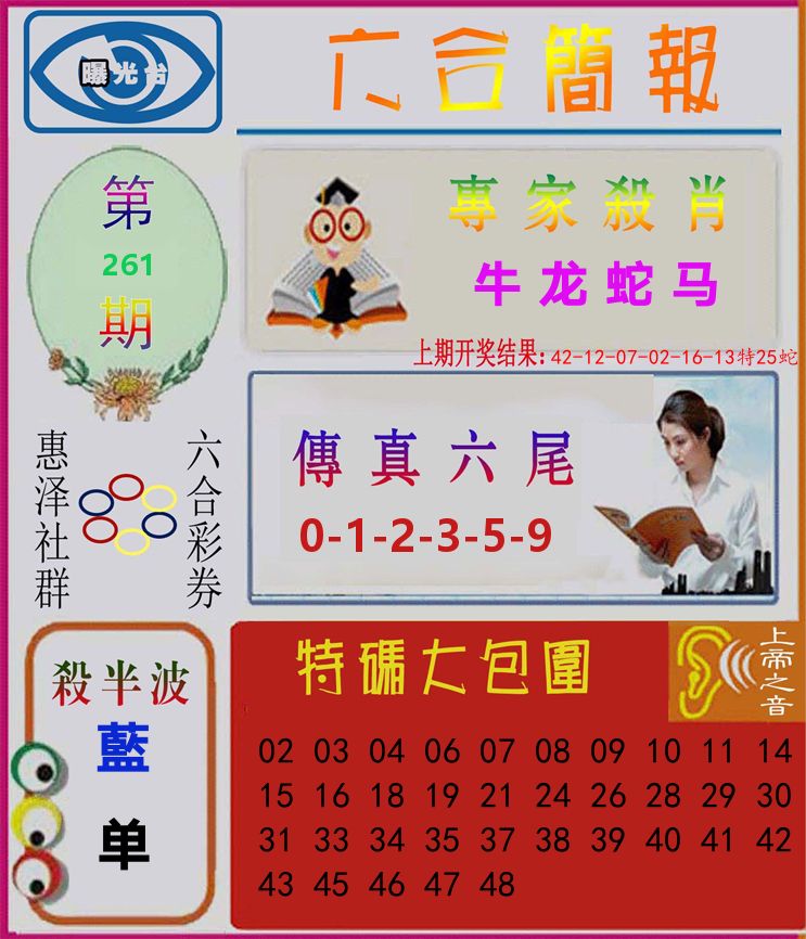 六合简报 第261期