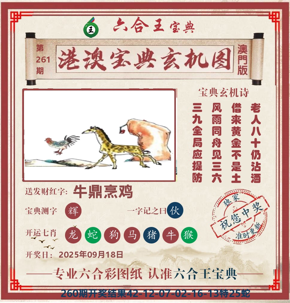 六合王宝典玄机 第261期