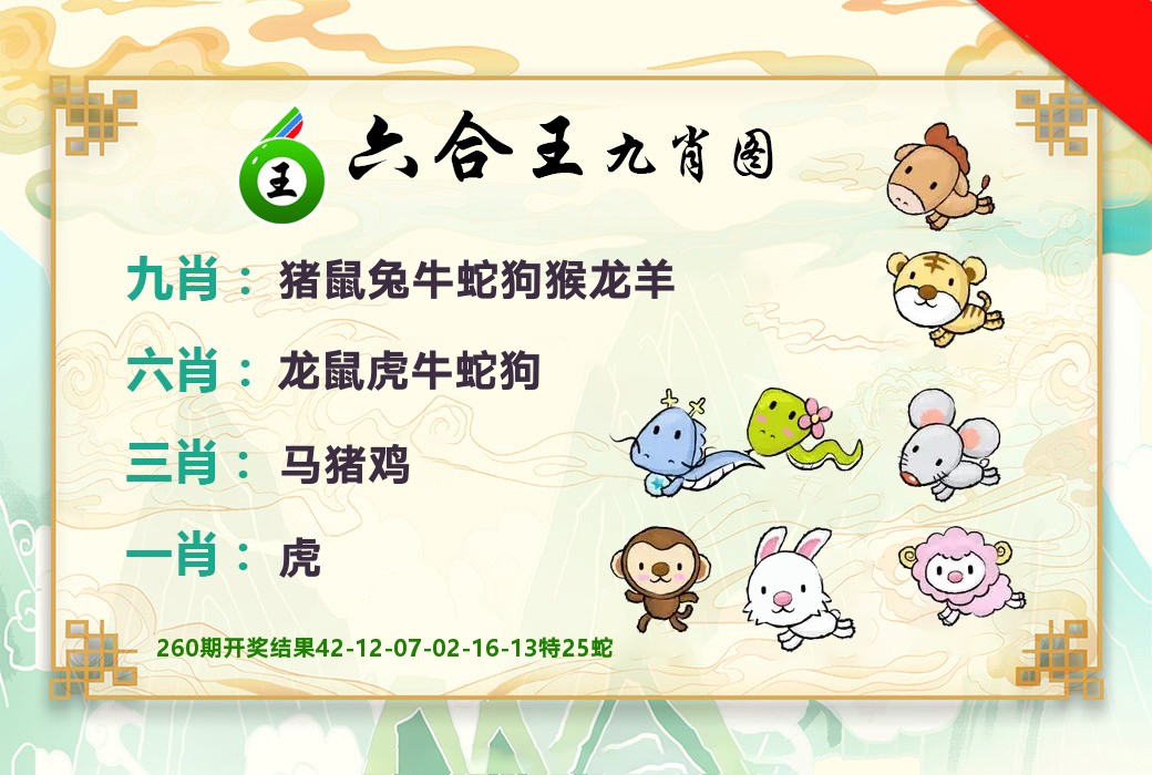 六合王九肖图 第261期