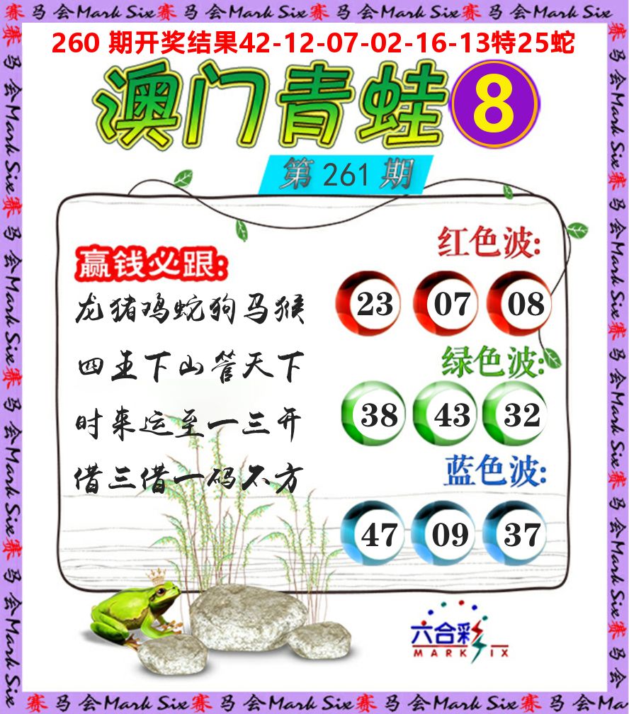 青蛙系列8 第261期
